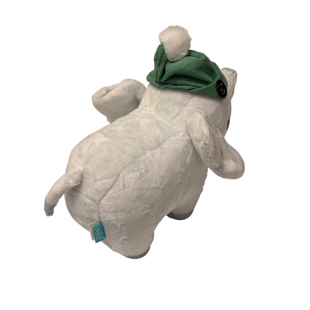 Cute Elephant Plush Toy Christmas Hat Scarf Outfit Stuffed Animal Gift‎ - Picture 6 of 9